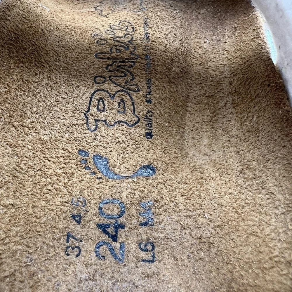 BIRKIES UNISEX WHITE VELCRO SLIP ON SANDALS SIZE W6 M4 - Picture 6 of 14